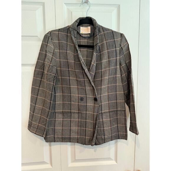 Vintage Pendleton Virgin Wool blazer features a classic plaid design - Picture 1 of 6